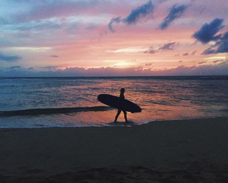 Sunset Pictures Of Hawaii Beaches