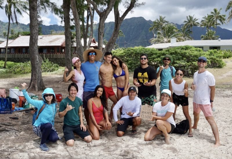 Dolphins and You Beach Cleanup in Oahu
