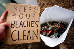 Host an easy beach cleanup to help keep your local beach clean