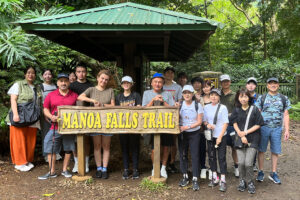 At Manoa we had an enjoyable Hiking Tour (9/27/23)