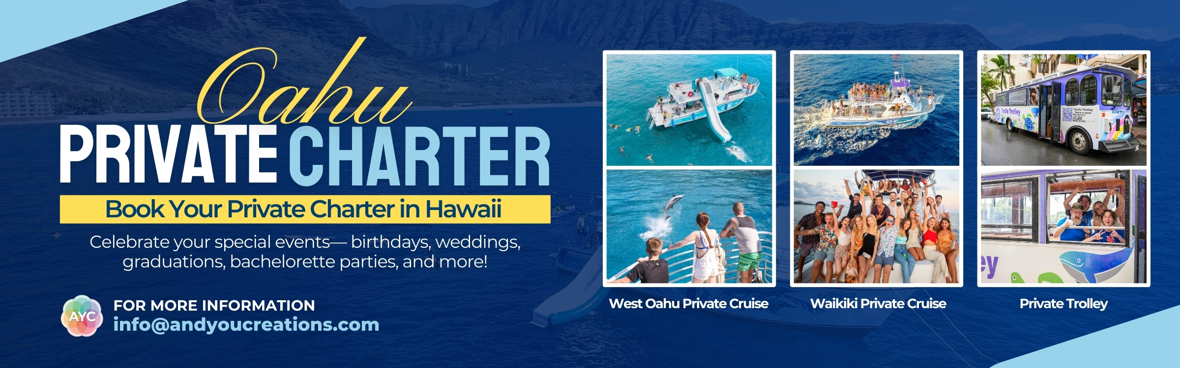 Private Charter in Oahu