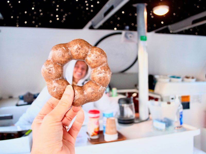 Poi Mochi Donuts from Liliha bakery