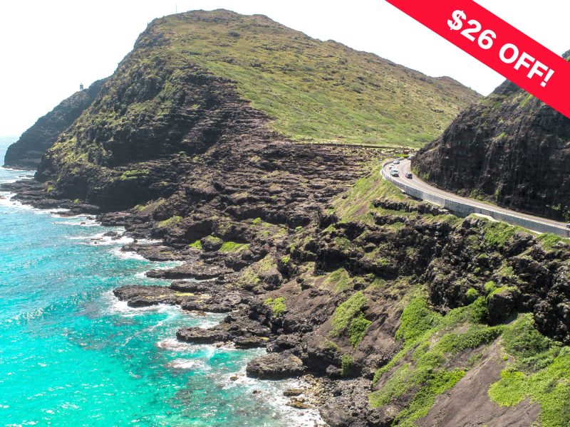 Oahu circle island tour $26off