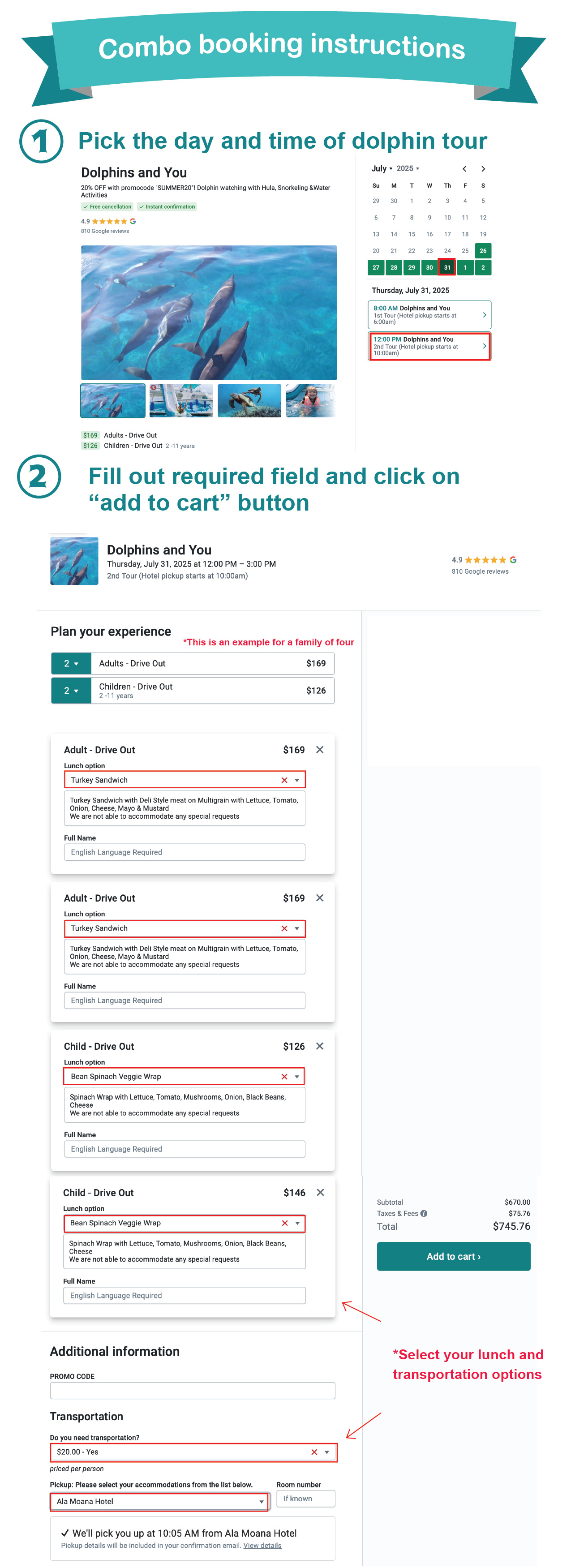 Combo booking instruction_P1