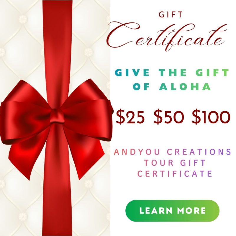 Gift card banner -And you creations-English
