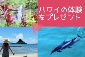 ハワイの思い出になる体験をプレゼント！【ギフトカード】