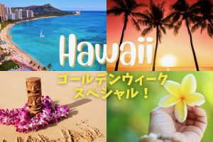 【ゴールデンウィーク限定30％OFF】全ツアー対象！ハワイ体験を特別価格で！
