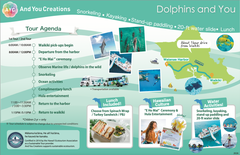 Oahu Dolphin Watching Tour Summary 2