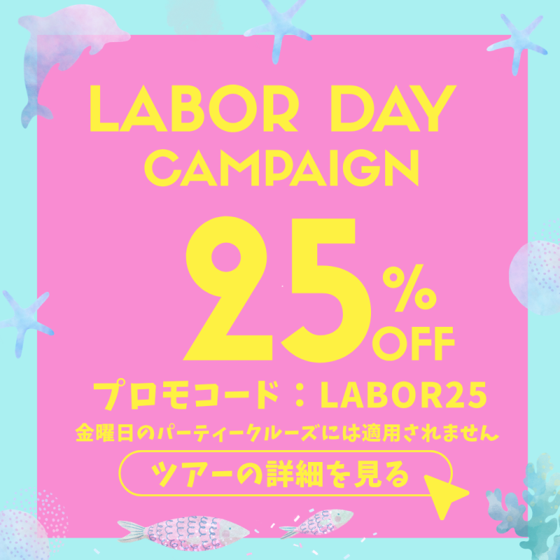 レイバーデーセール25％割引