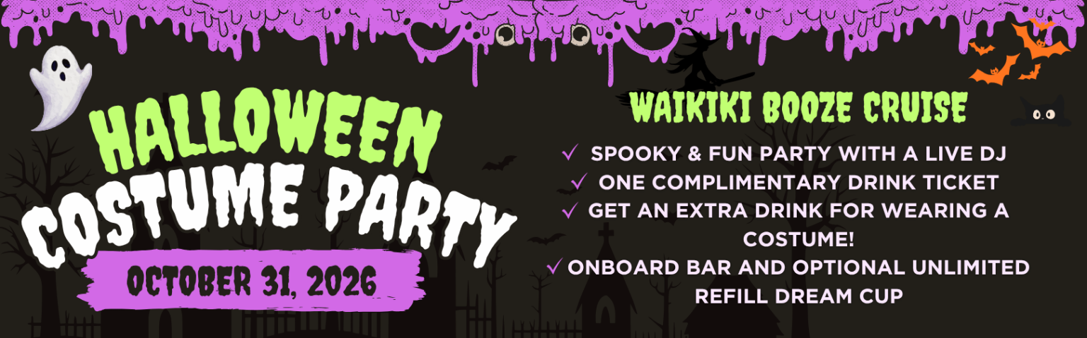 Waikiki Halloween costume party cruise